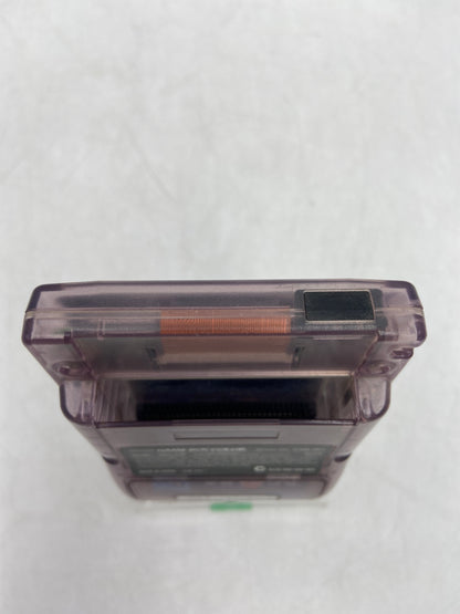 Nintendo Gameboy Color Handheld Video Game System CGB-001 Transparent Purple