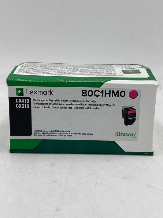 New Lexmark 80C1HM0 801HM Magenta Toner Cartridge