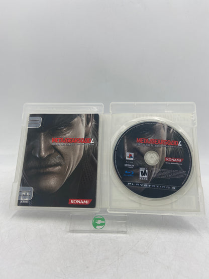 Metal Gear Solid 4 Guns of the Patriots (Sony PlayStation 3 PS3, 2008)
