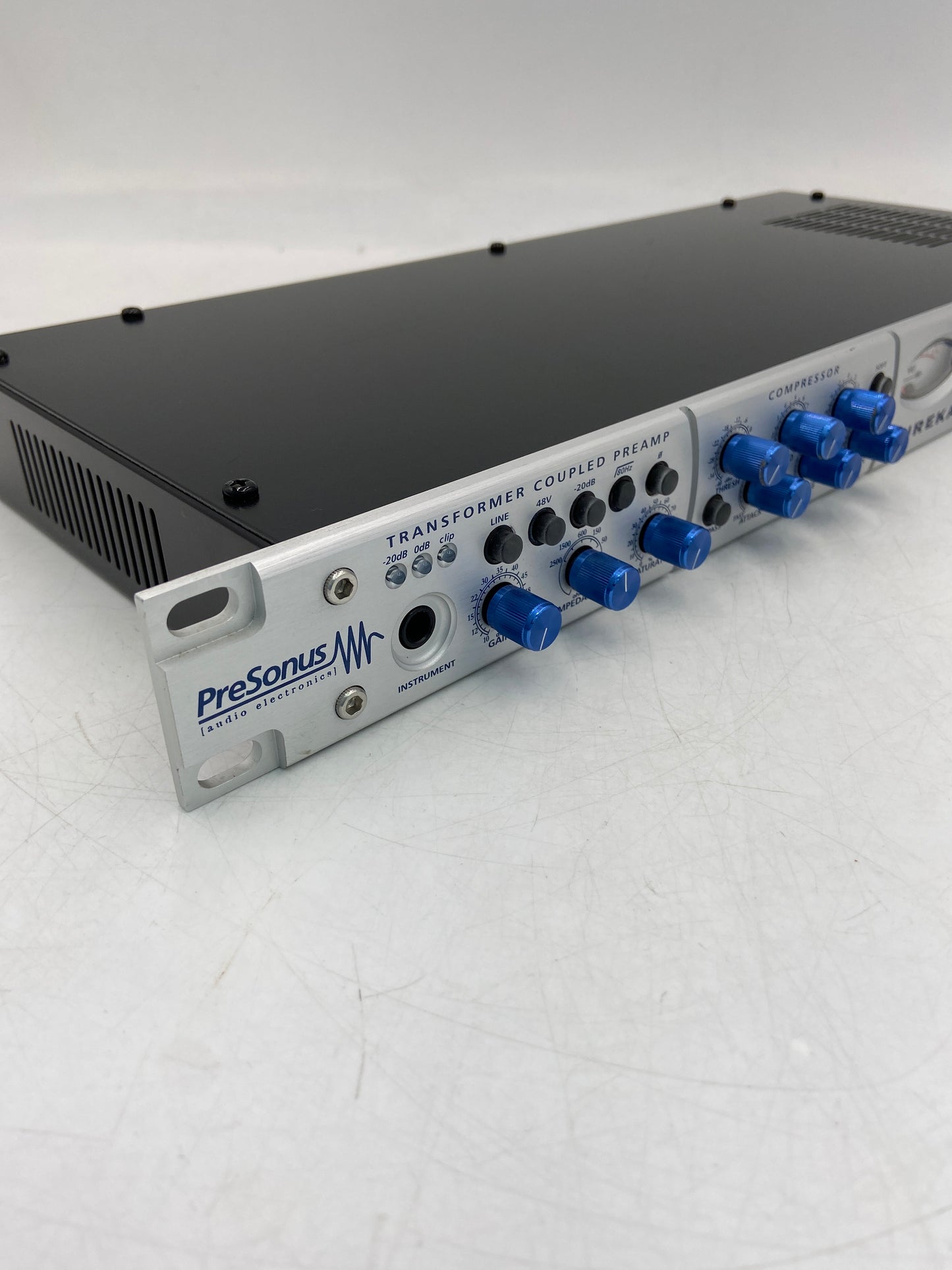PreSonus EUREKA Audio Channel Strip Preamp Compressor Equalizer EUREKA
