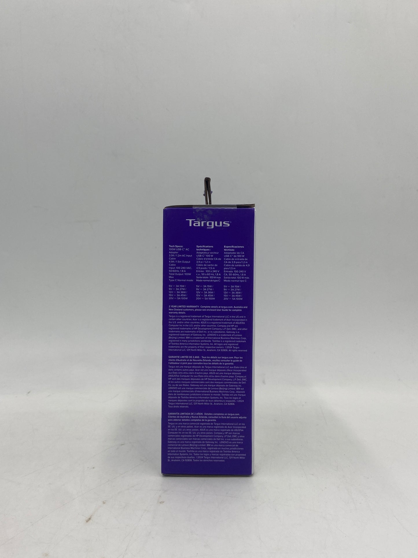 New Targus Universal Laptop charger 100W Universal A.C Adaptor APM108TT