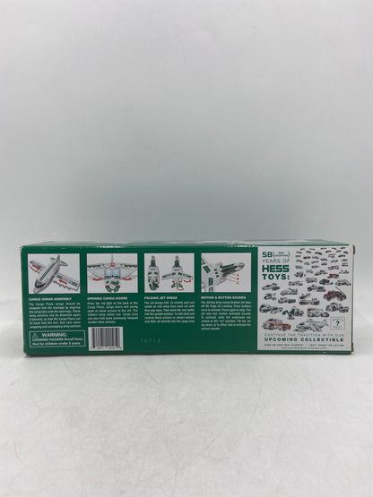 New Hess 2022 Cargo Plane and Jet White Green 58 Year Anniversary Collectible Toy