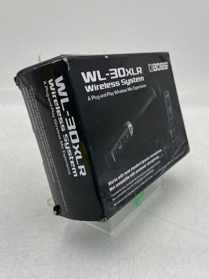 New Boss WL-30XLR Wireless Microphone System WL-30XLR