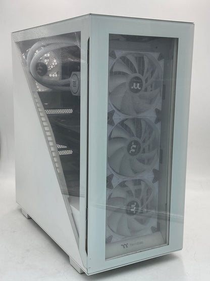 Thermaltake 2023 LCGS Avalanche i477T AIO Liquid Cooled CPU White Gaming Desktop Core i7-13700F 3.90GHz 32GB RAM 2TB NVMe MSI GeForce RTX 4070 Ti