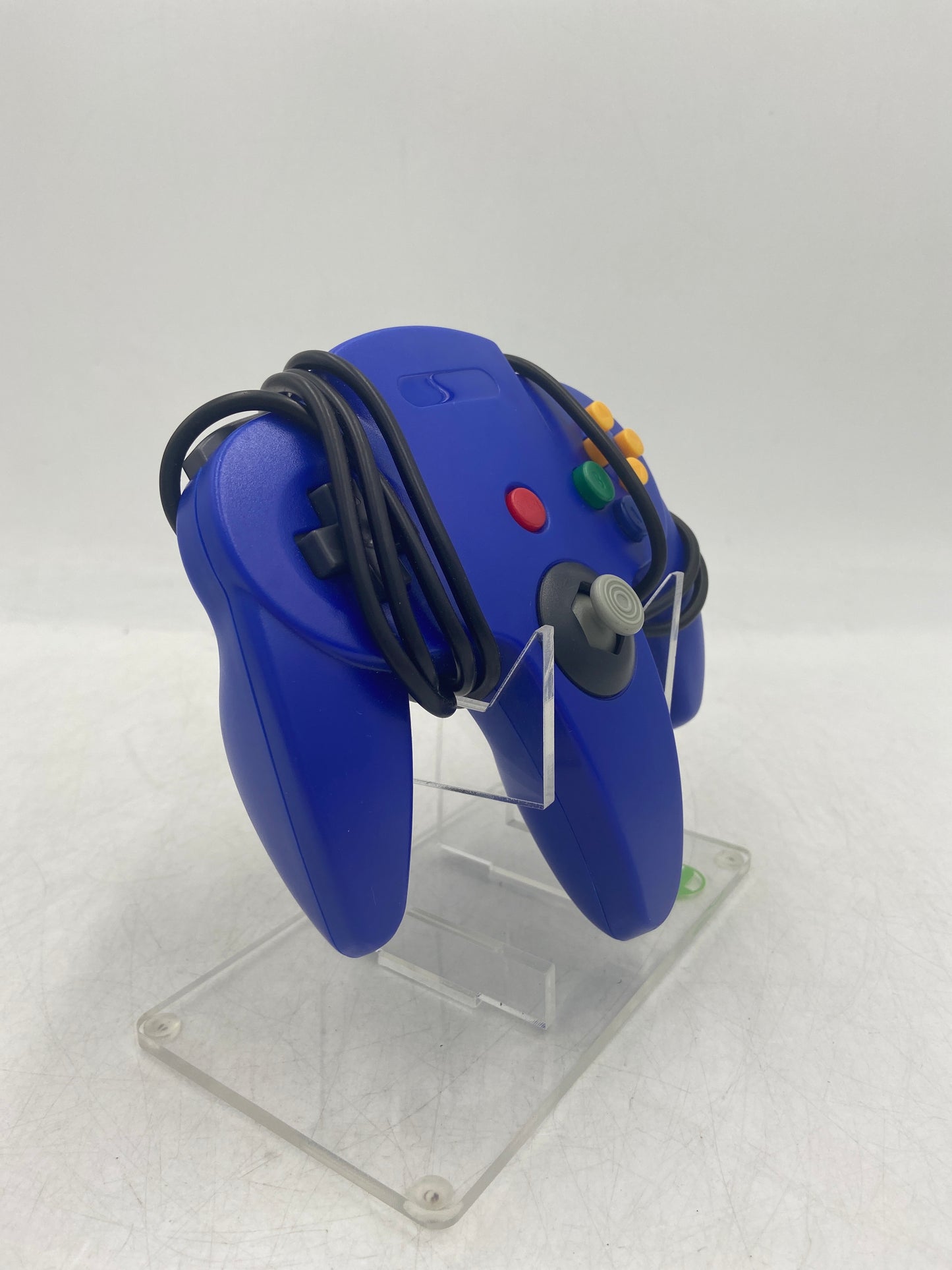 Nintendo N64 Console Gaming System NUS-001 Smoke/Clear Black With 2 Controllers and Wires