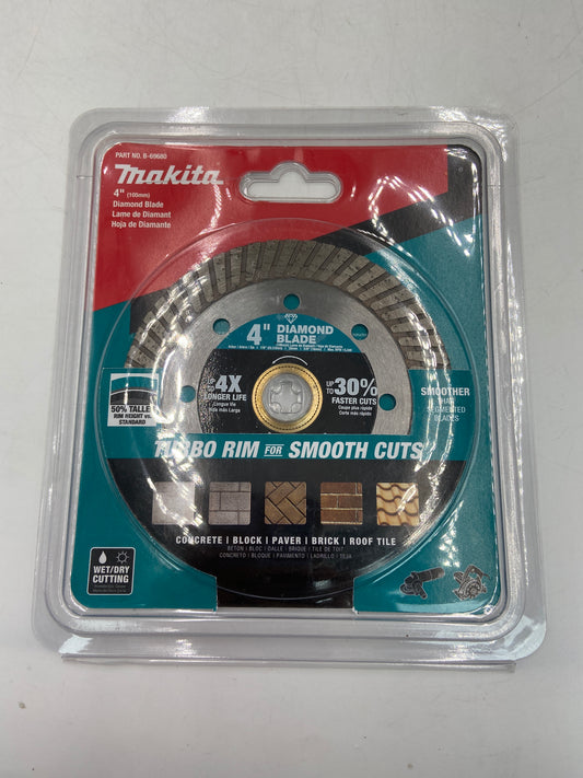 New Makita 4" Turbo Rim Diamond Blade