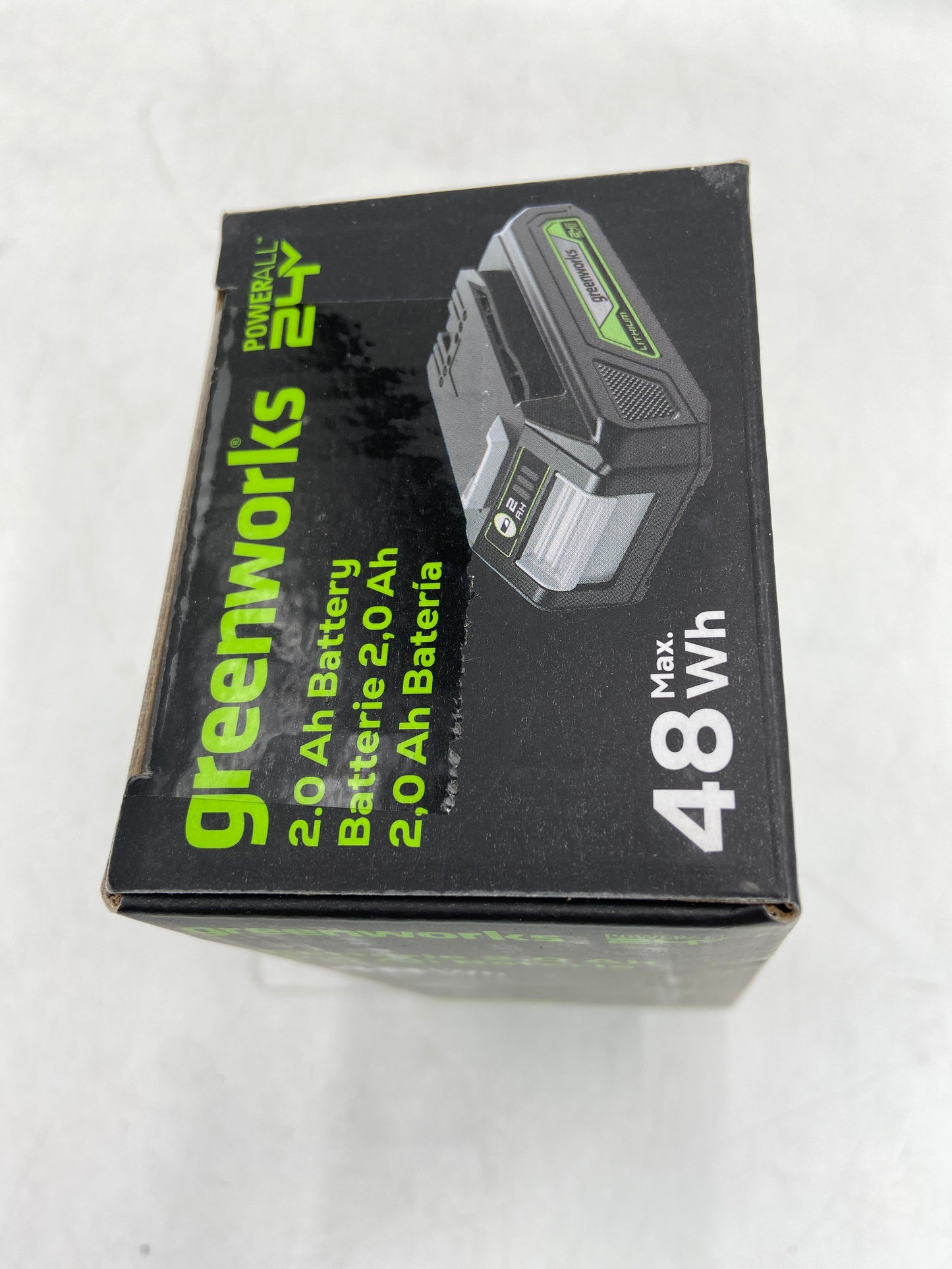 New GREENWORKS 2.0 AH BATTERY LED Indicator Rechargeable Power Tool Battery LB24A020