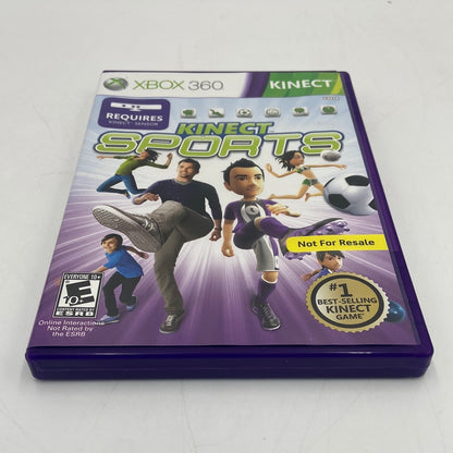 Kinect Sports (Microsoft Xbox 360, 2010) Includes Manual + Insert