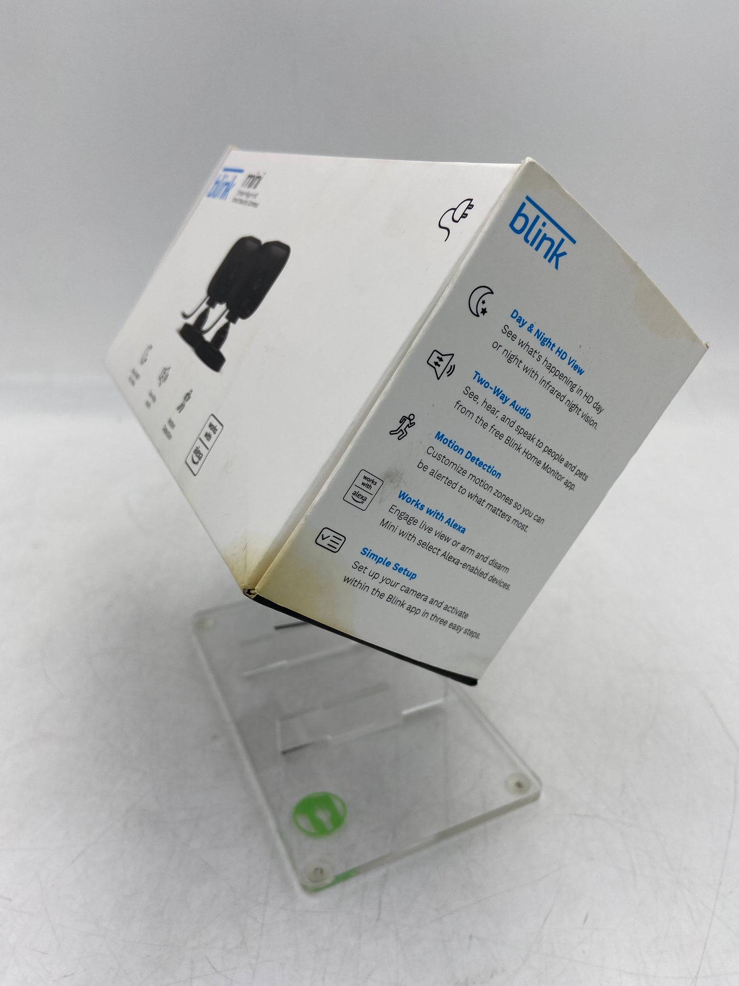New Blink Mini- 2 Indoor Plug-In HD Black Smart Security Cameras
