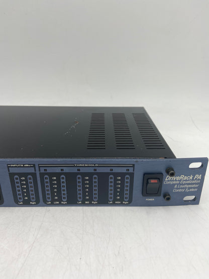 dbx DriveRack PA Professional Equalization and Loudspeaker Control System DBXPA