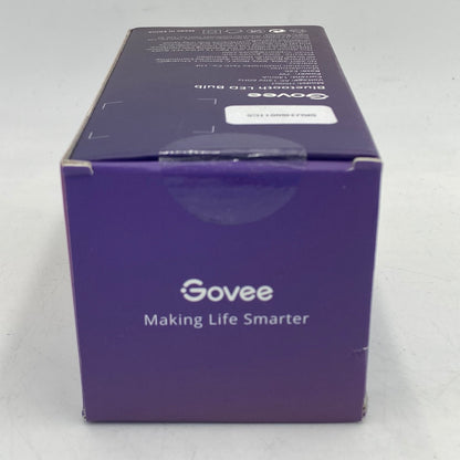 New Govee Smart Bluetooth AC 120V 60Hz 140mA 7W LED Bulbs H6001 E26