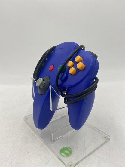Nintendo N64 Console Gaming System NUS-001 Smoke/Clear Black With 2 Controllers and Wires