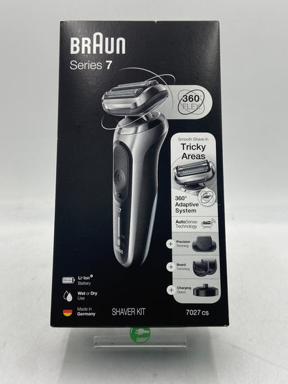 New Braun Series 7 360 Flex Electric Waterproof Shaver Kit 7027 CS