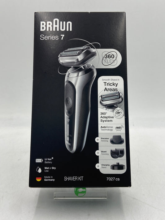 New Braun Series 7 360 Flex Electric Waterproof Shaver Kit 7027 CS