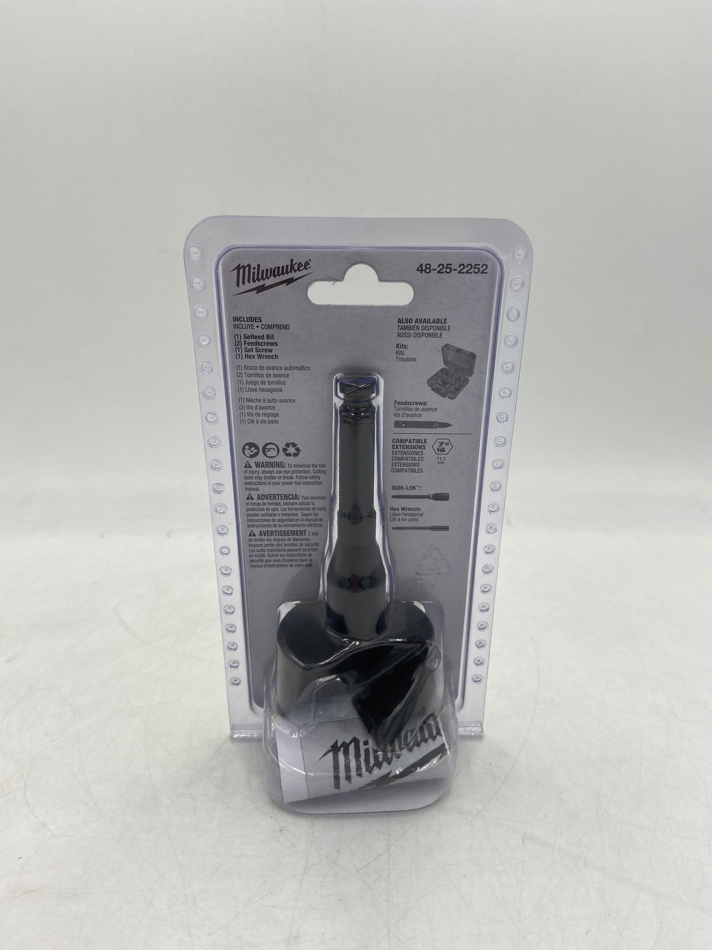 New Milwaukee 48-25-2252 2 1/4" Selfeed Bit