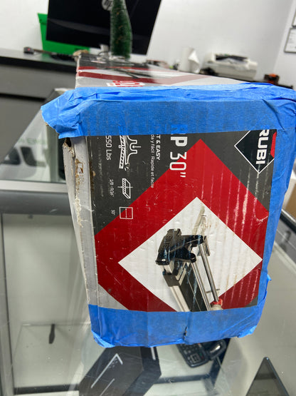 New Open Box Rubi Tile Cutter Fast & Easy Speed Plus Aluminum Steel Tile Cutter RP 30"