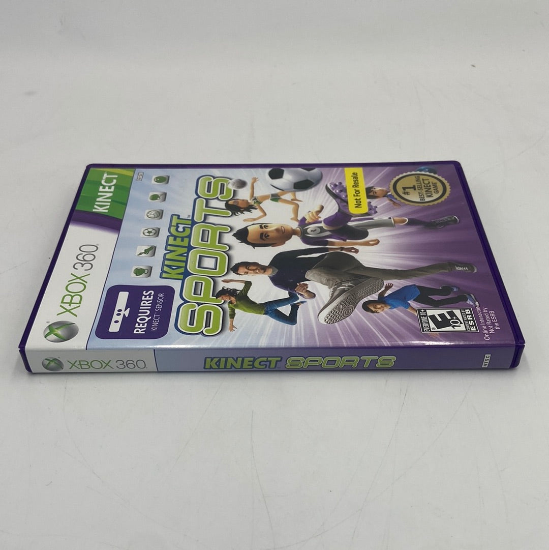 Kinect Sports (Microsoft Xbox 360, 2010) Includes Manual + Insert