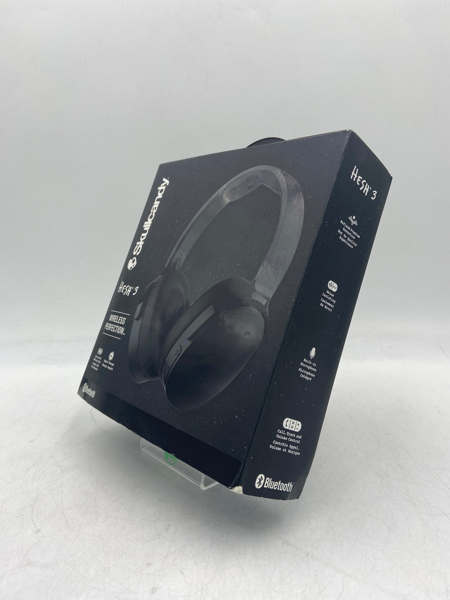 Skullcandy HESH 3 Wireless On-Ear Bluetooth Headphones Black S6HTW-K033