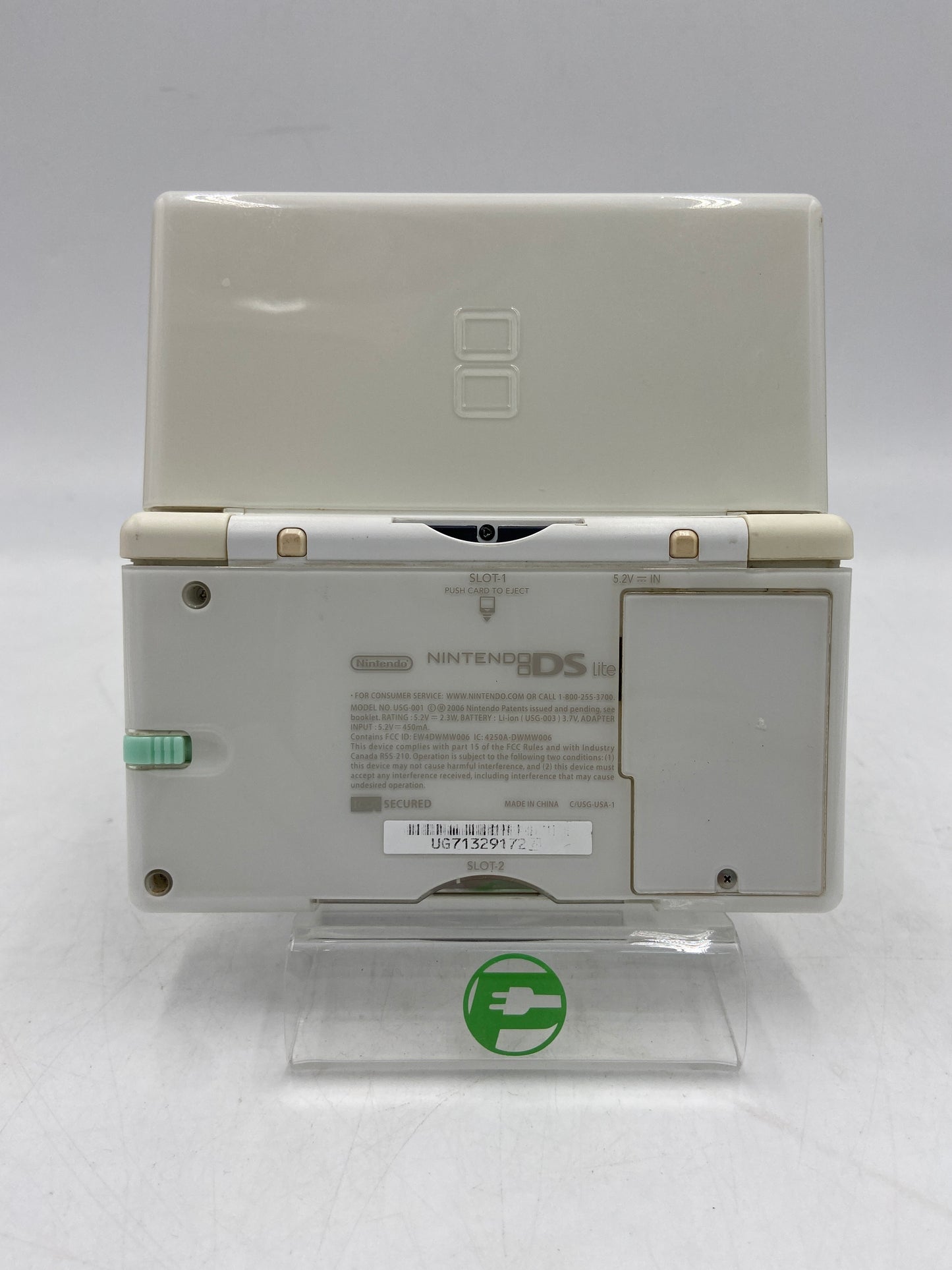 Broken Nintendo DS Lite Handheld Game Console Only USG-001 White - Does Not Read Games