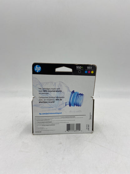 New HP 950XL/951 C2P01FN Black, Yellow, Cyan and Magenta Ink Cartridge