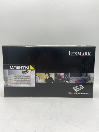 New Lexmark C748H1YG Yellow Toner Cartridge