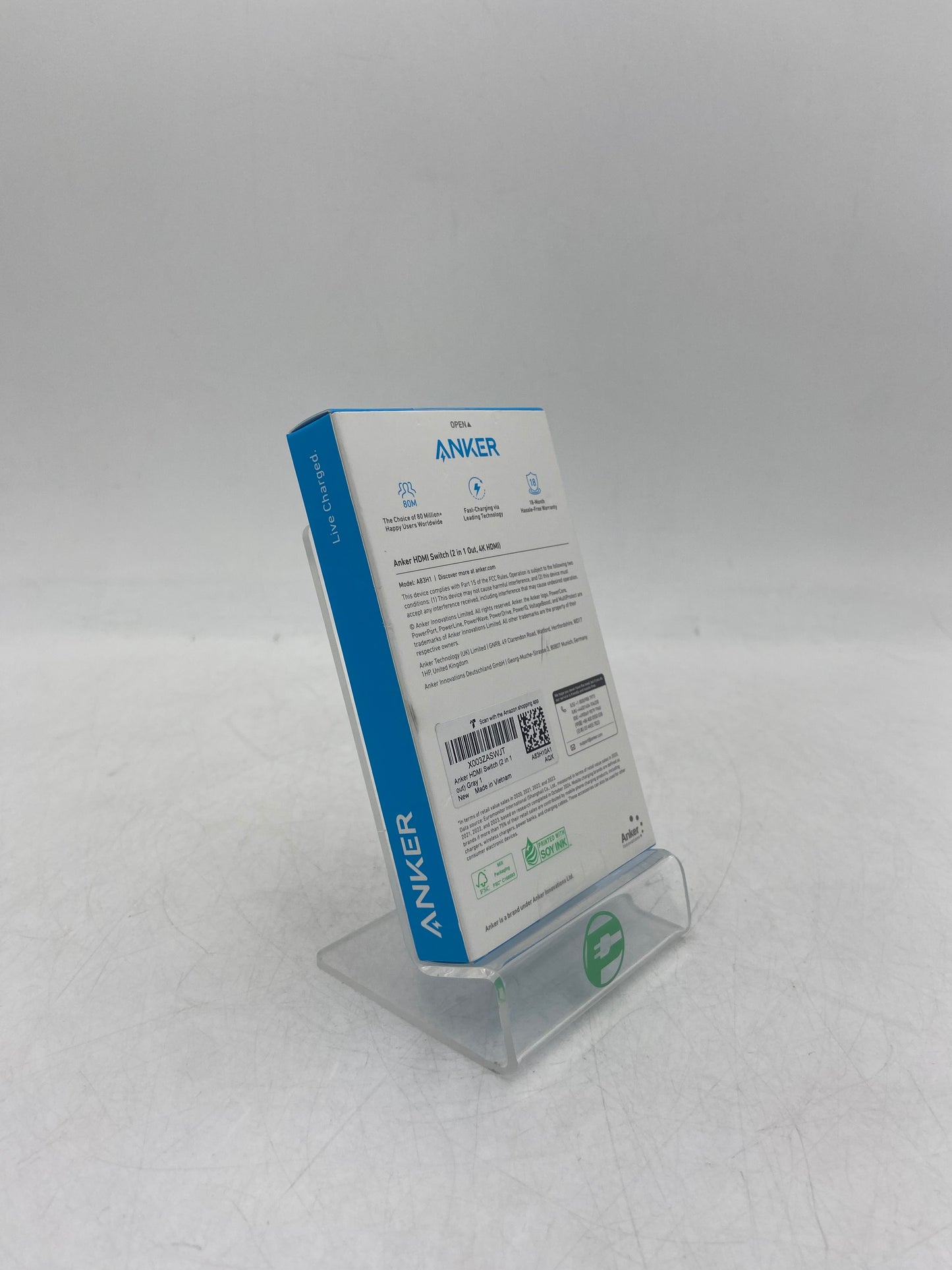 New ANKER HDMI Switch Gray A83H1