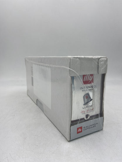 New Illy Intenso Bold Roast 100% Arabica 10-Pack Case Aluminum Coffee Capsules (100 Capsules total)