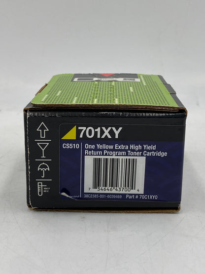 New Lexmark 701XY Yellow Toner Cartridge