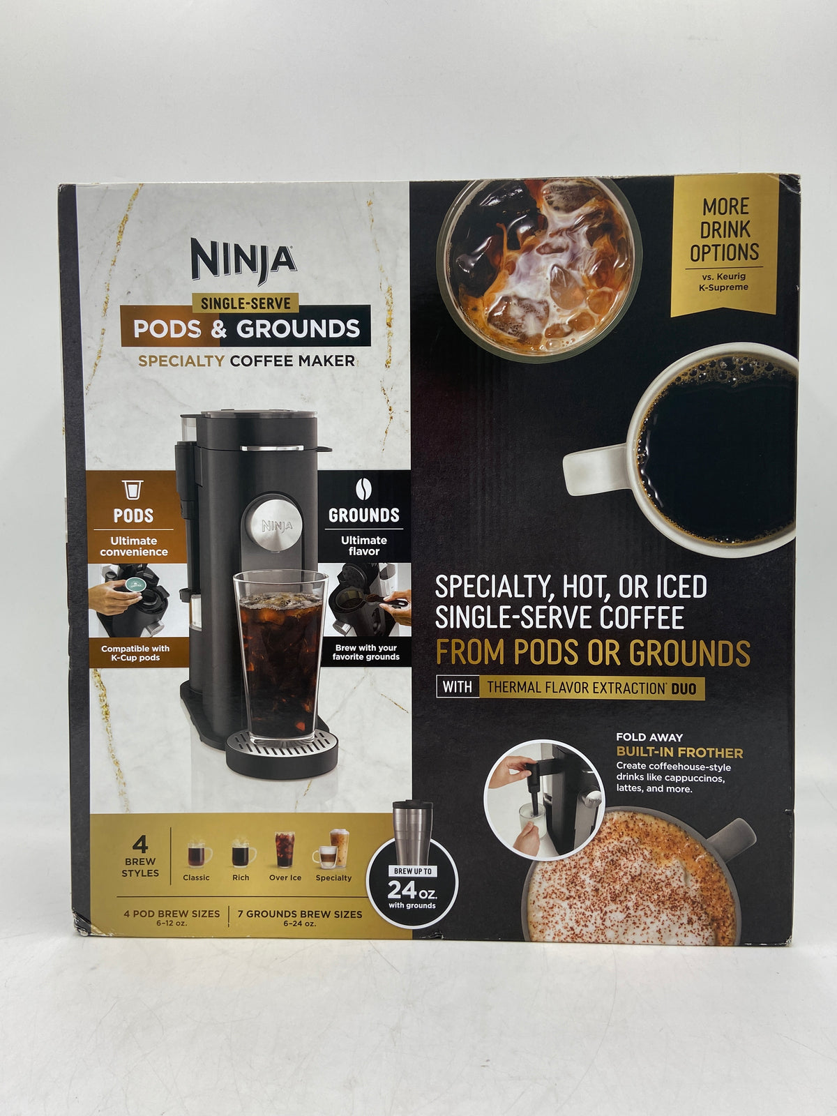 New Ninja Pods & Grounds Specialty Coffee Maker PB051