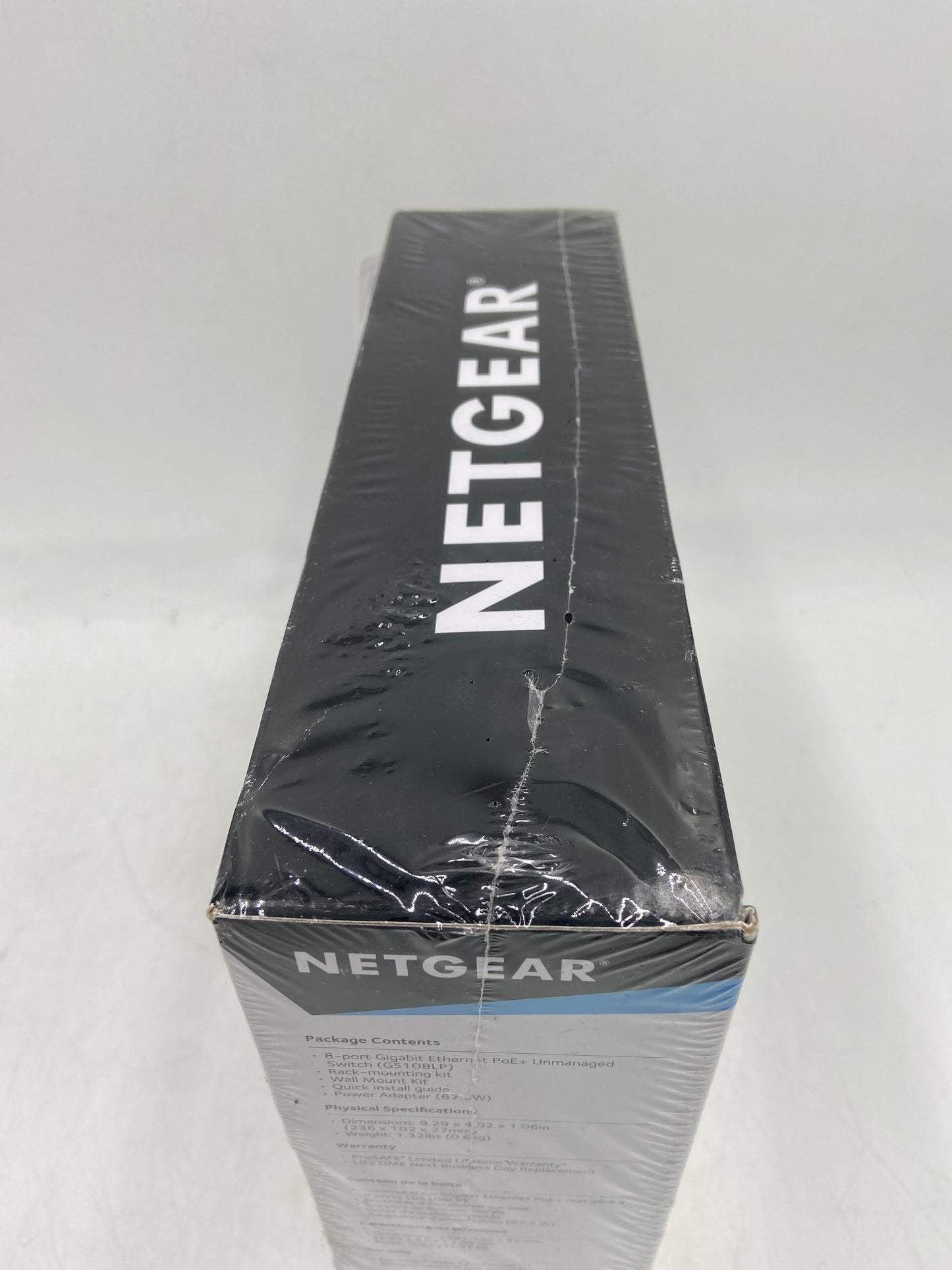 New Netgear 8-Port Gigabit Ethernet PoE+ Unmanaged Ethernet Switch GS108LP