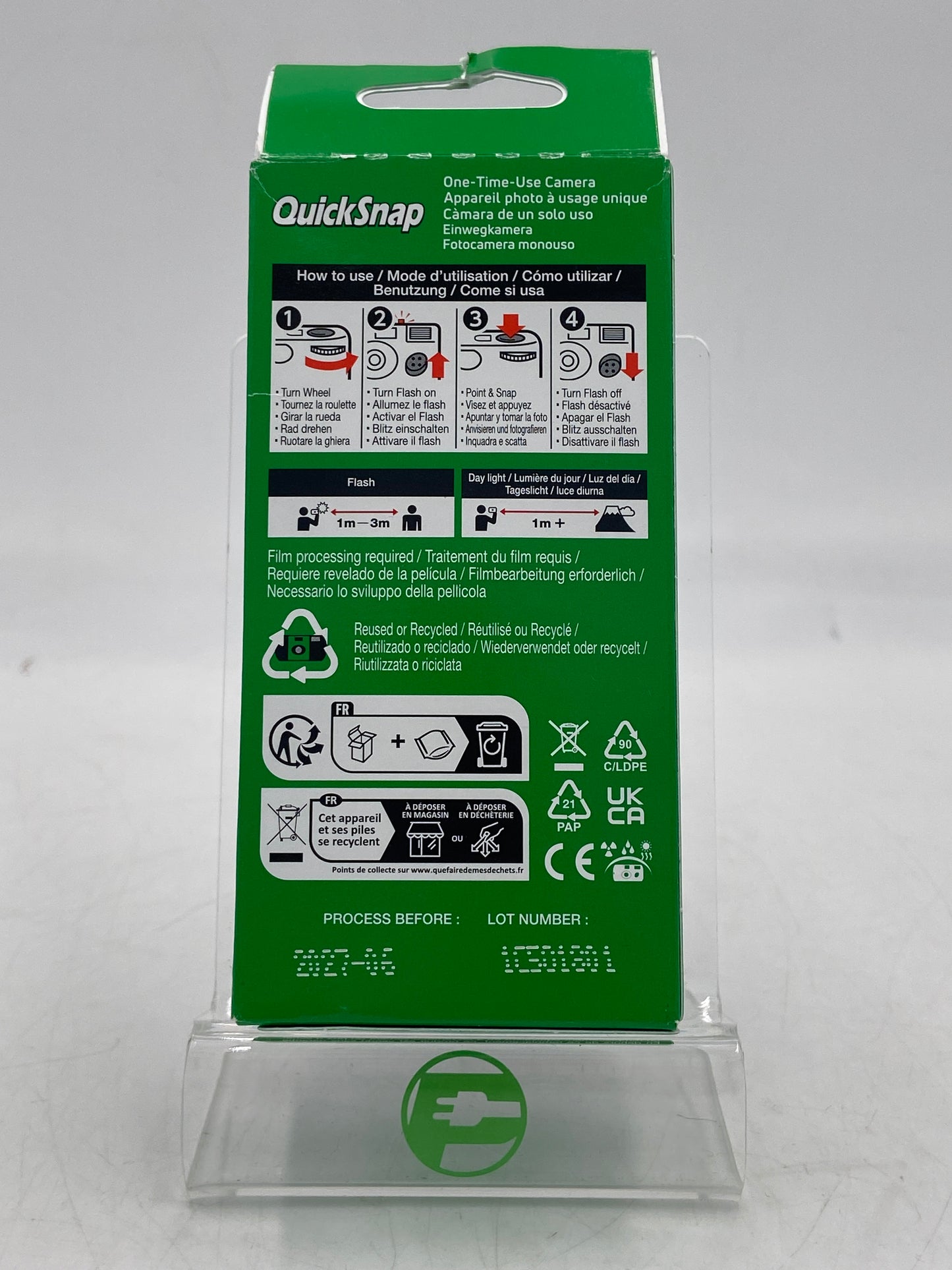 New Fujifilm QUICKSNAP One Time Use Film Camera