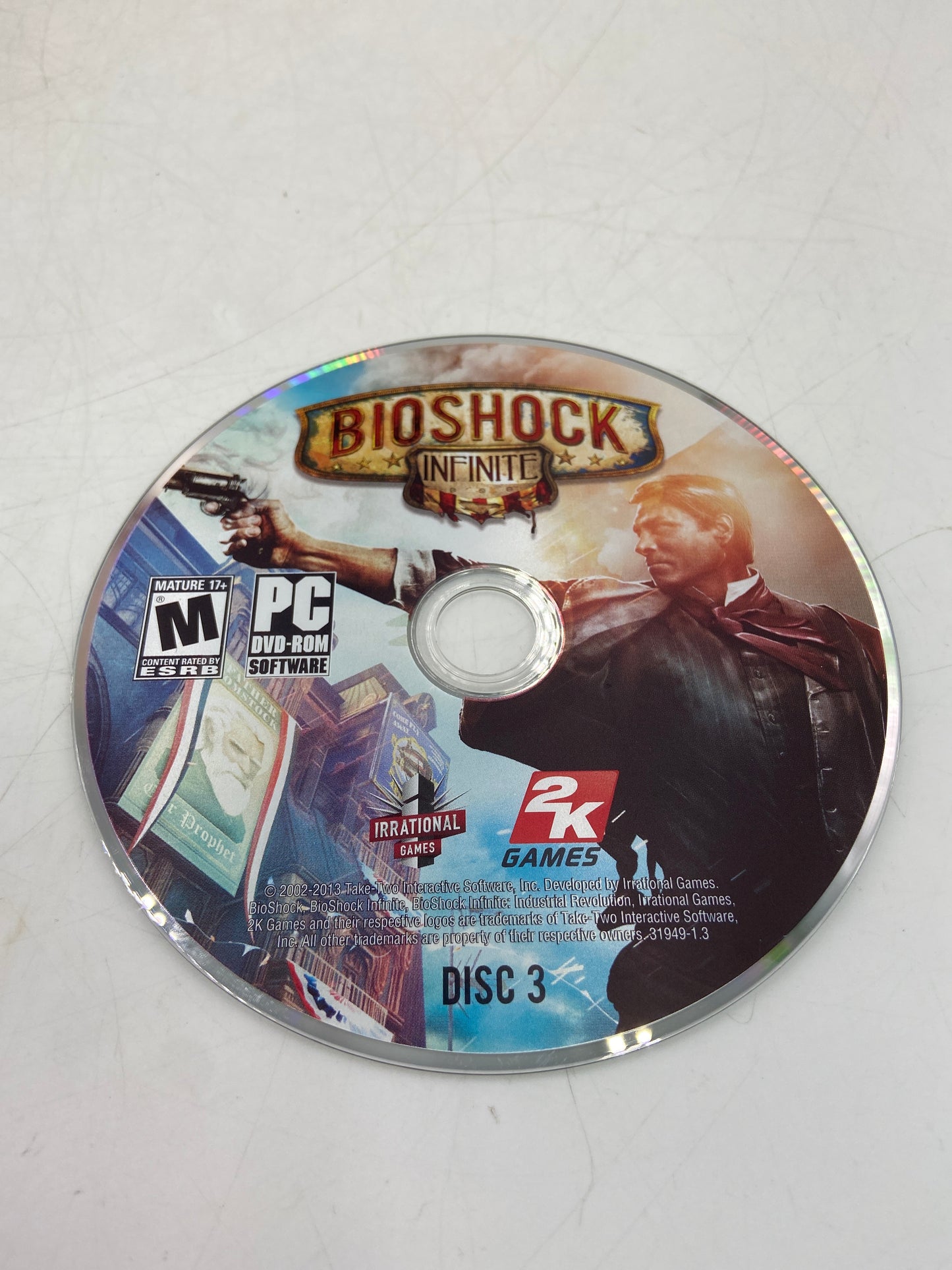 Lot of 4 PC Generic Games (Bio Shock Infinite, Max Payne, Rift, BioShock 2)