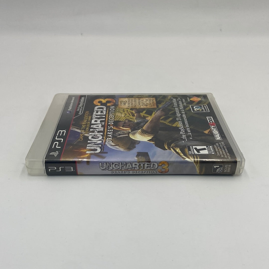 Uncharted 3: Drake's Deception (Sony PlayStation 3 PS3, 2011)