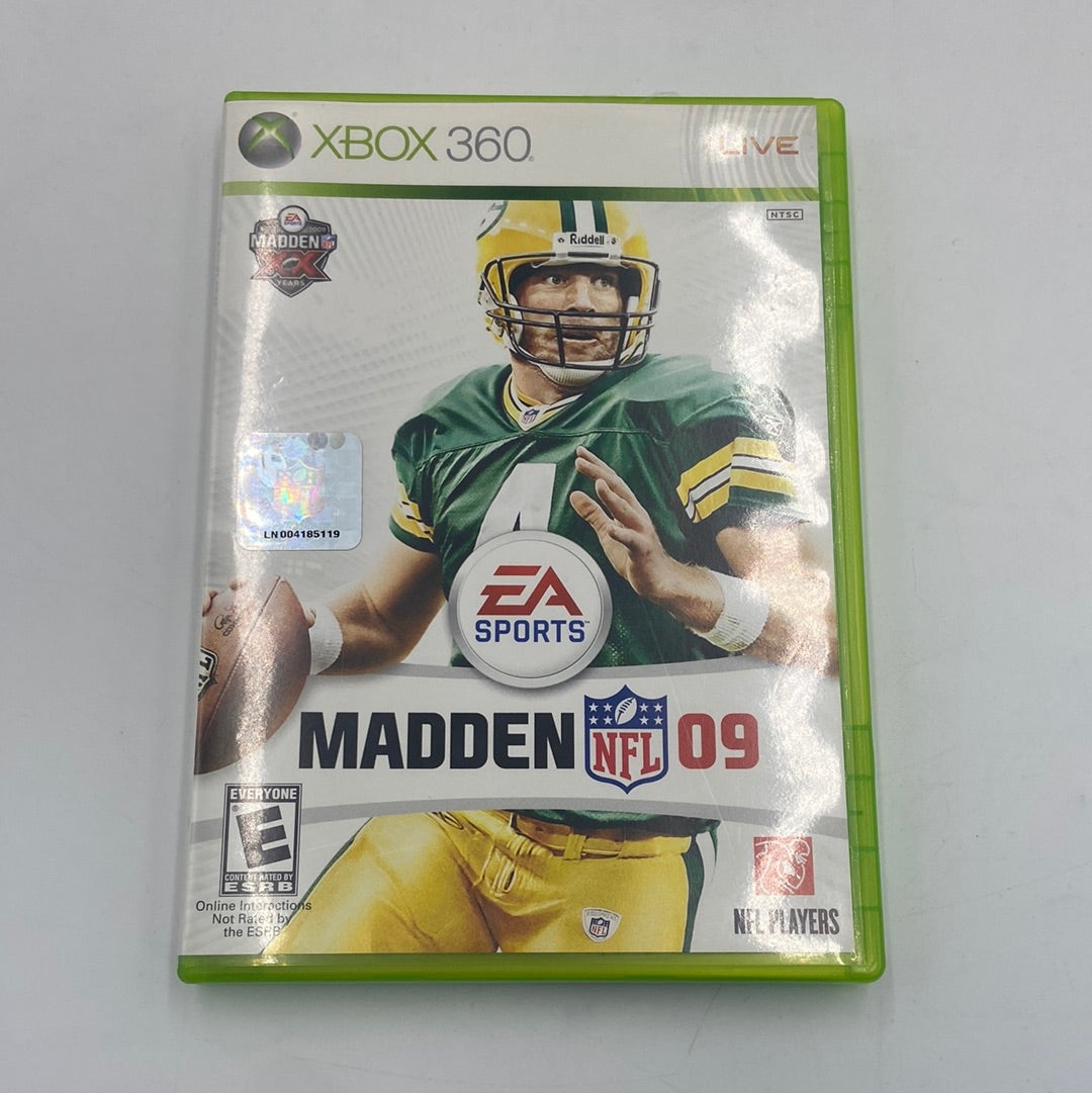 Pair of 2 Microsoft Xbox 360 Madden 09 & Madden 12