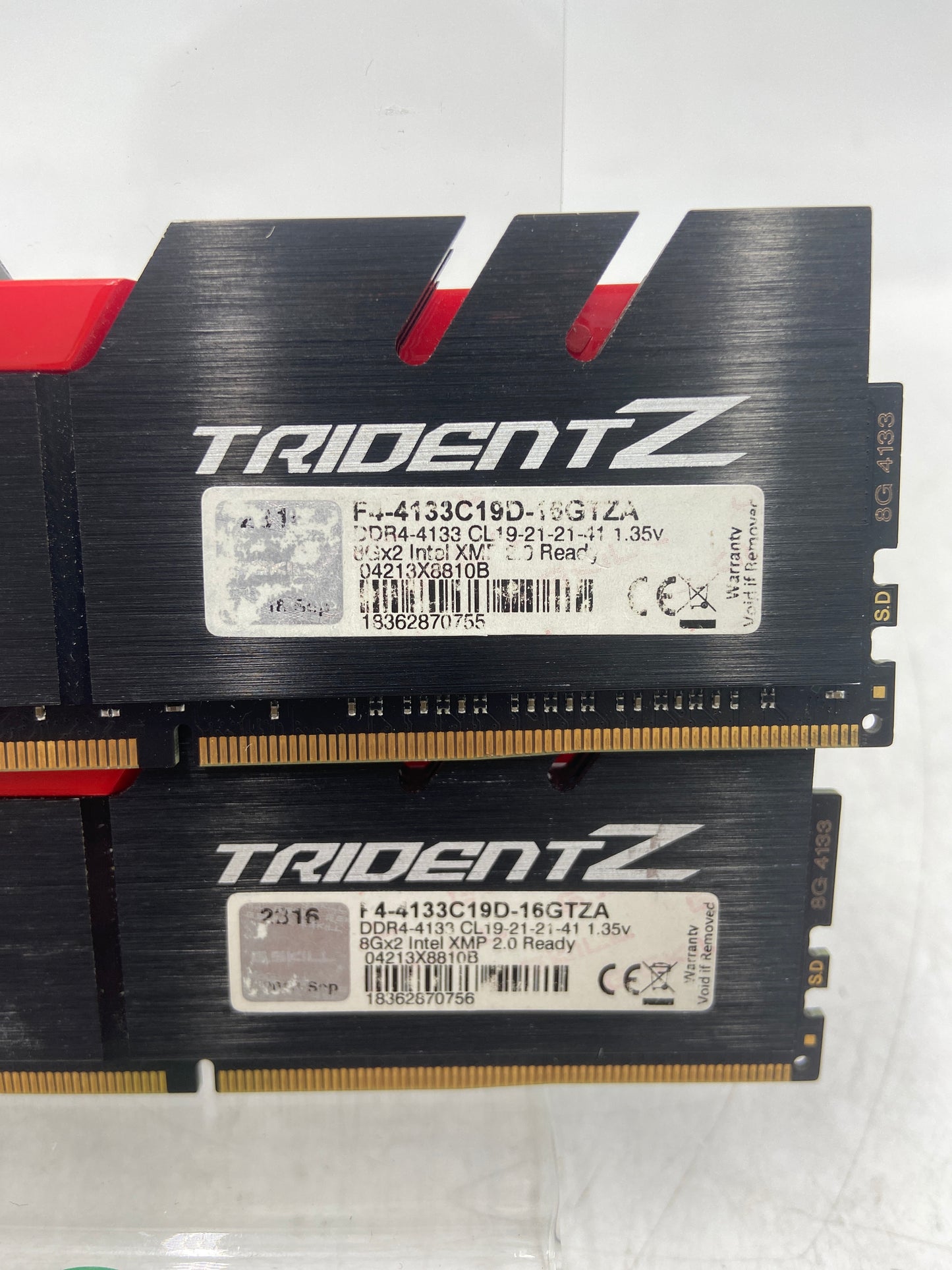 G.Skill TridentZ 16GB (2x8GB) RAM DDR4 4133MHz  F4-4133C19D-16GTZA