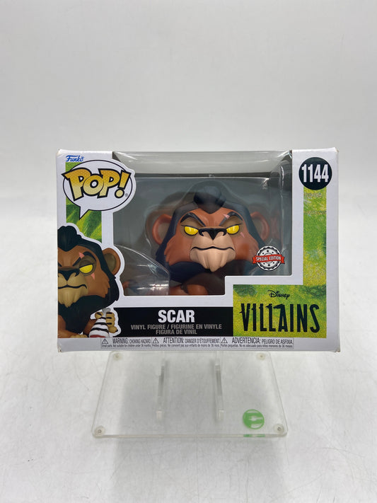 New Funko POP! Disney Villains The Lion King Scar 1144 Collectible Vinyl Figure