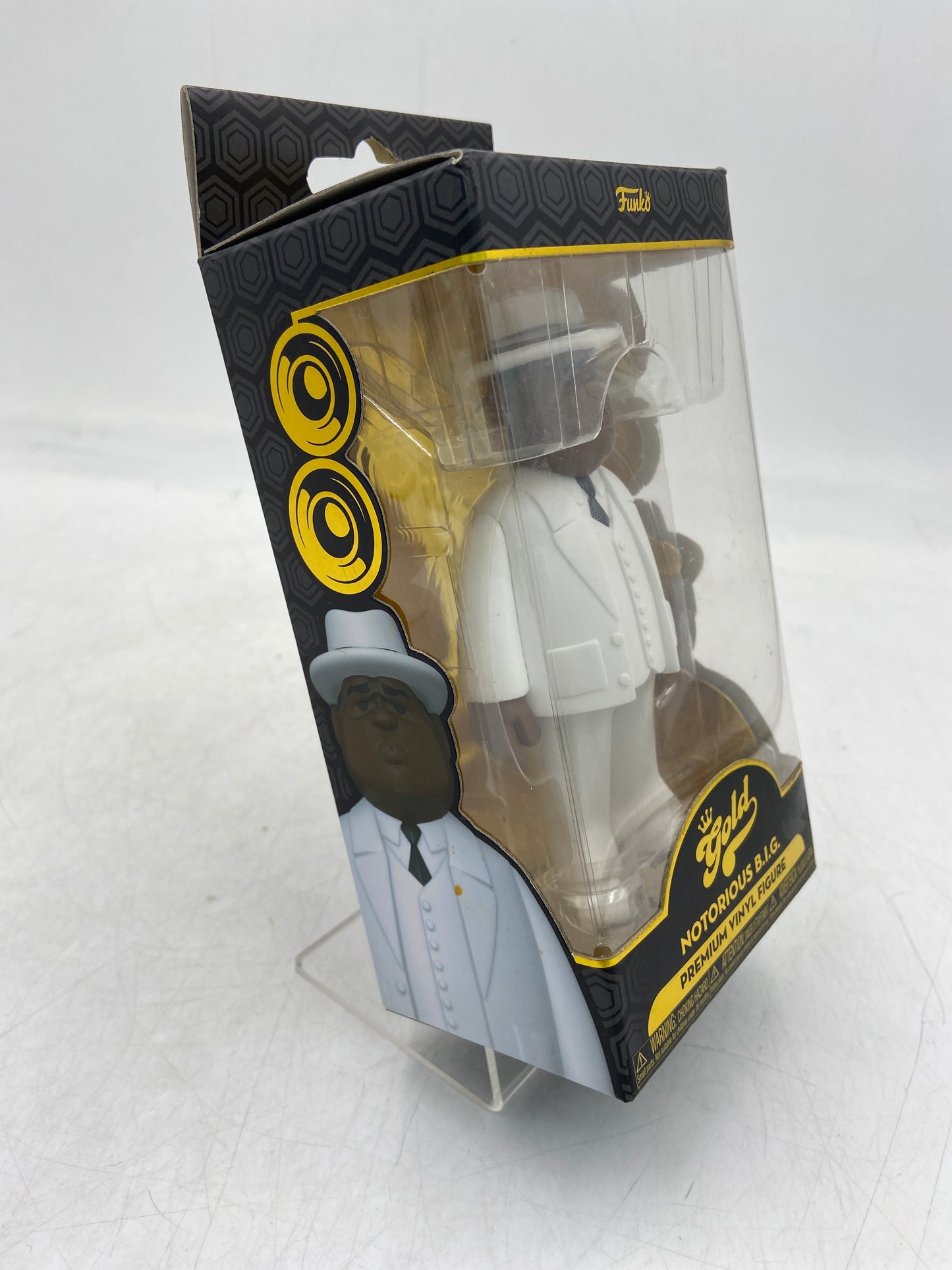 New Funko Gold - Notorious B.I.G White Suit Vinyl Action Figure DRM210603