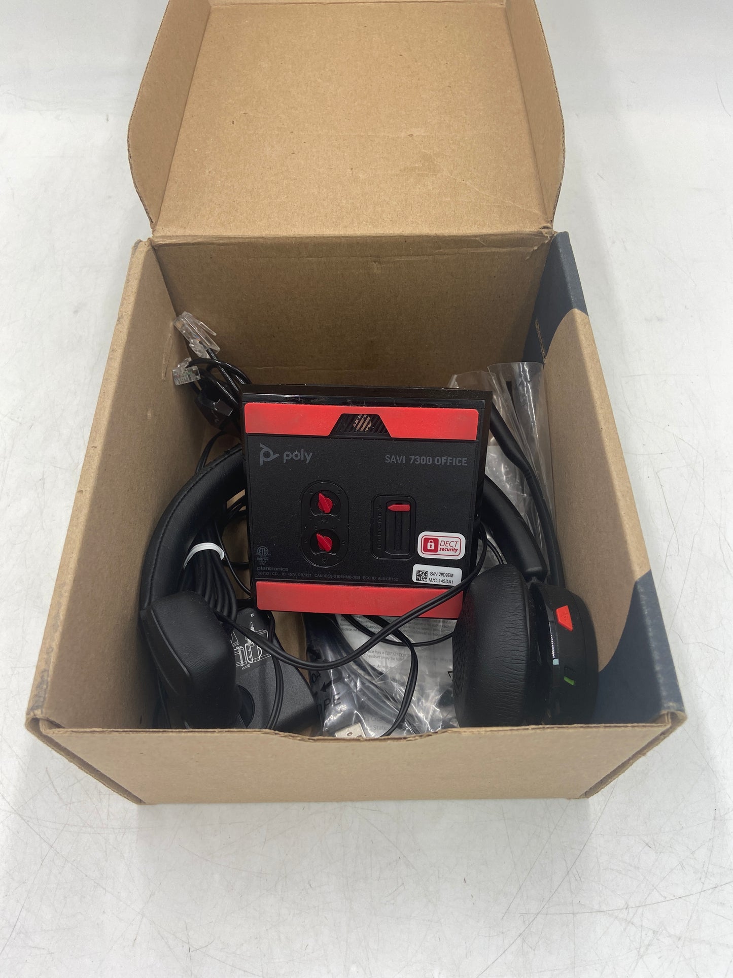 Poly SAVI 7300 OFFICE Headset For Computer And Desk Phone 145DA1
