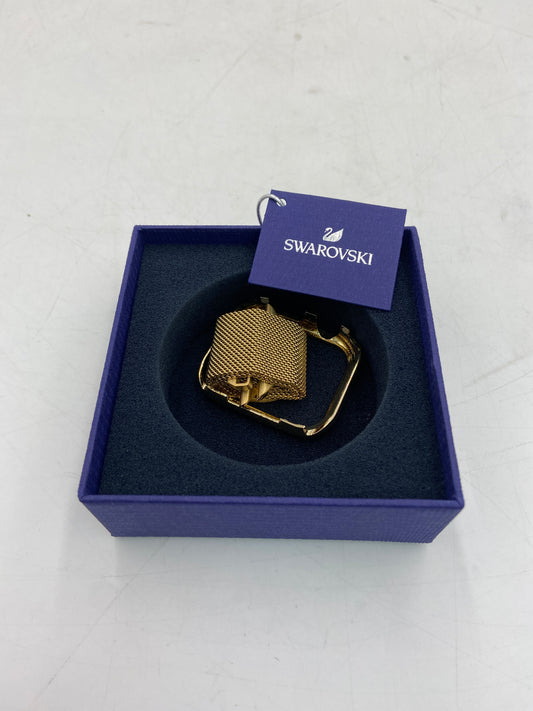 SWAROVSKI 41 MM APPLE WATCH BAND Gold/ Crystal Custom Apple Watch Band 5599697