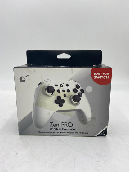 New Zen Pro for Nintendo Switch, PC, Android, iOS Wireless Gaming Controller NS09 (Black & White)
