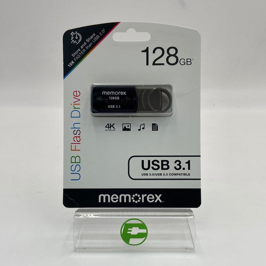 New Memorex USB 3.1 128GB USB Flash Drive 93000251-GEF-128