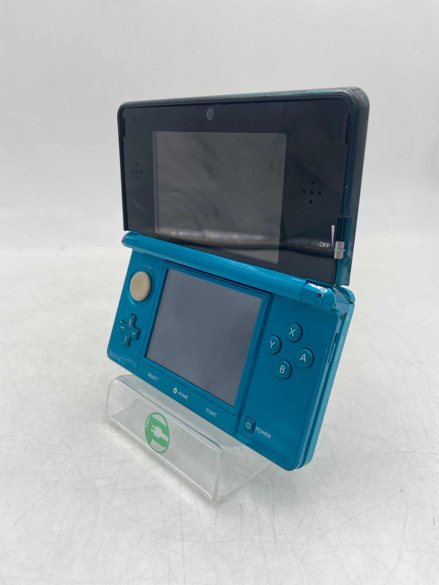 Nintendo 3DS Handheld Game Console Only CTR-001 Aqua Blue