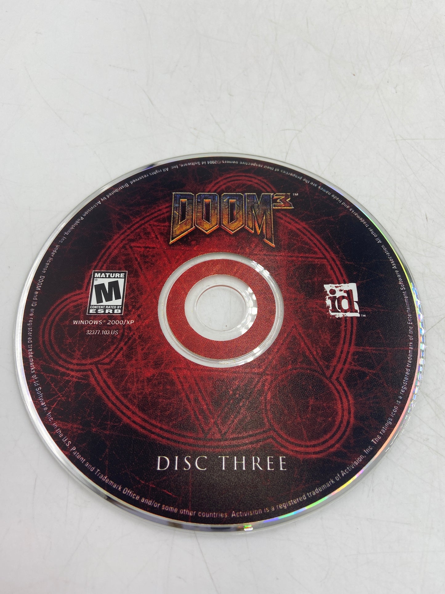 Doom III (Disc 1, 2, and 3) (PC, 2004)
