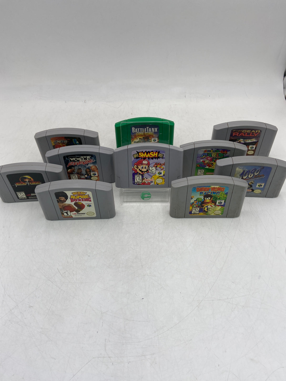 Broken Nintendo LOT OF 10 Nintendo 64 Games Mixed Cartridge Lot DAMAGED