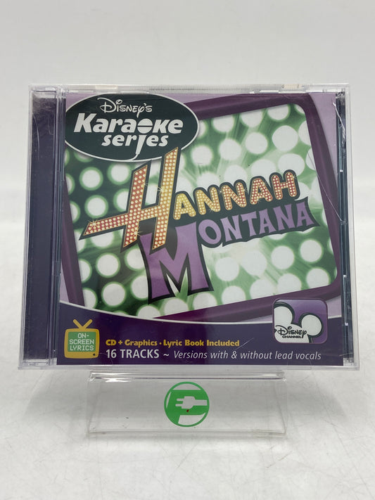 New Disney's Karaoke Series: Hannah Montana (Walt Disney Records, 2007) CD + Graphics, Lyrics Book