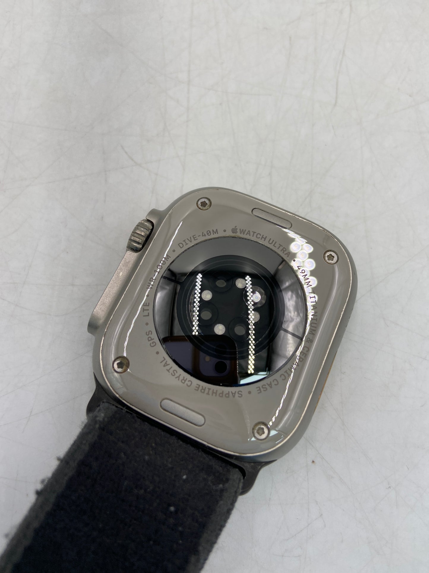 Unlocked Apple Watch Ultra 2 49MM Natural Titanium Dark Gray Trail Loop A2986