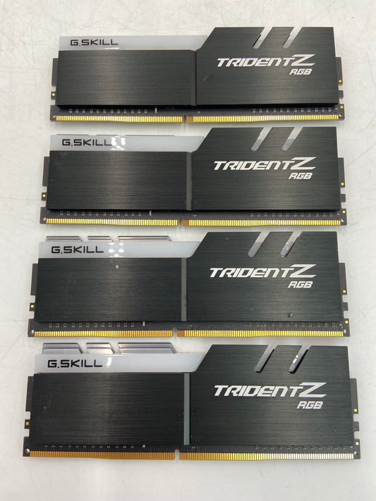 G.Skill Trident Z RGB 128GB (4x32GB) DDR4 Computer RAM F4-3200C16Q-32GTZR