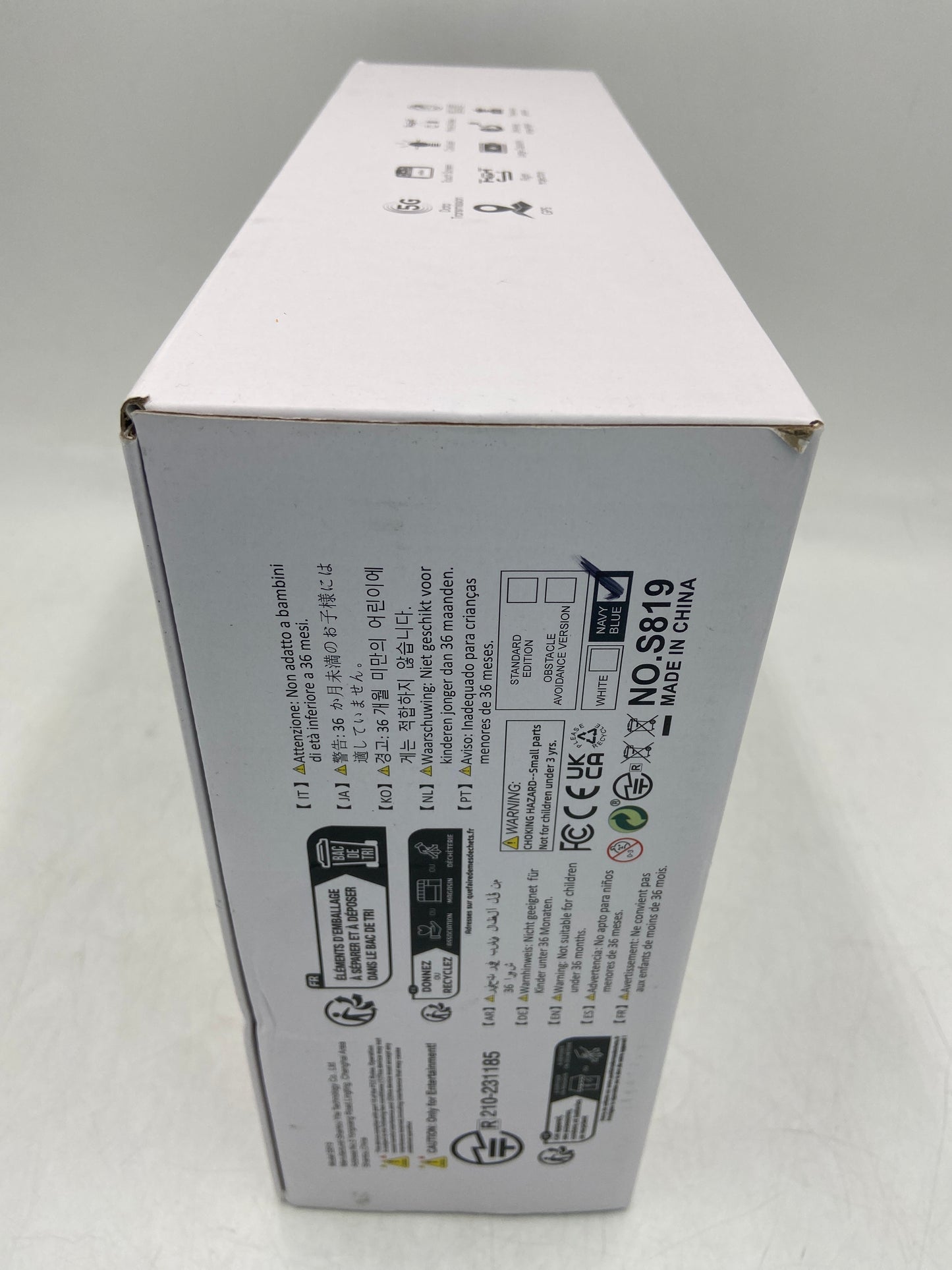 New GPS S819 Max Blue 3-Axis HD Camera Drone with Touch Screen Smart Remote S819