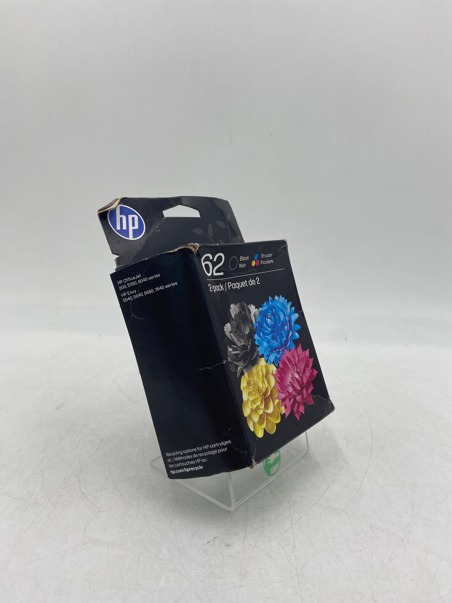 New HP 62 N9H64FN Black, Yellow, Cyan and Magenta Ink Cartridge