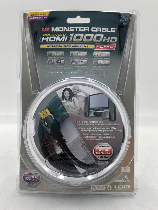 New MONSTER 1000HD 2m Ultra-High Speed HDMI Cable